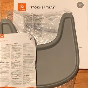 stokke tray storm grey